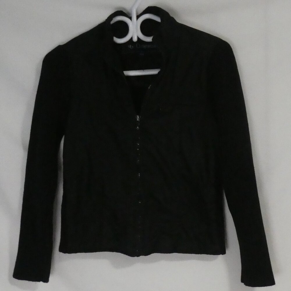 UB - URBAN BEHAVIOR Outerwear | medium | Ribbed Black Zip-Up Jacket